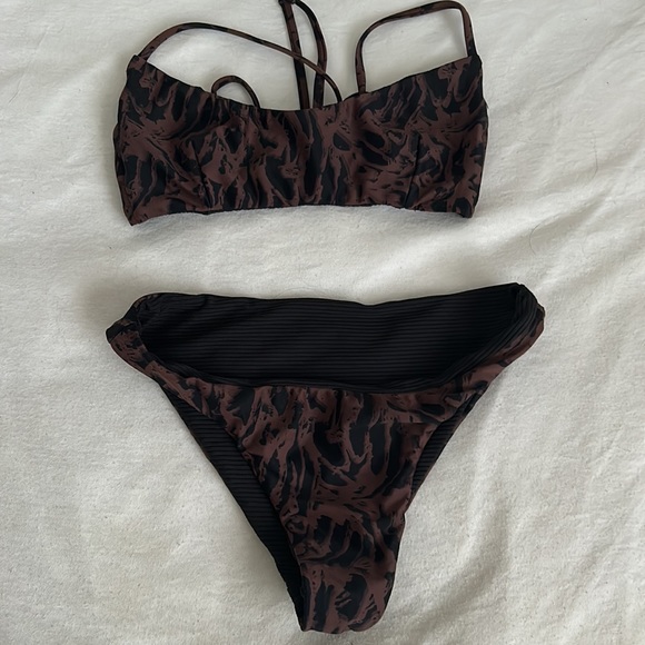 Rusty Mellow Reversible Midi Bikini Top and Pant - Picture 3 of 4